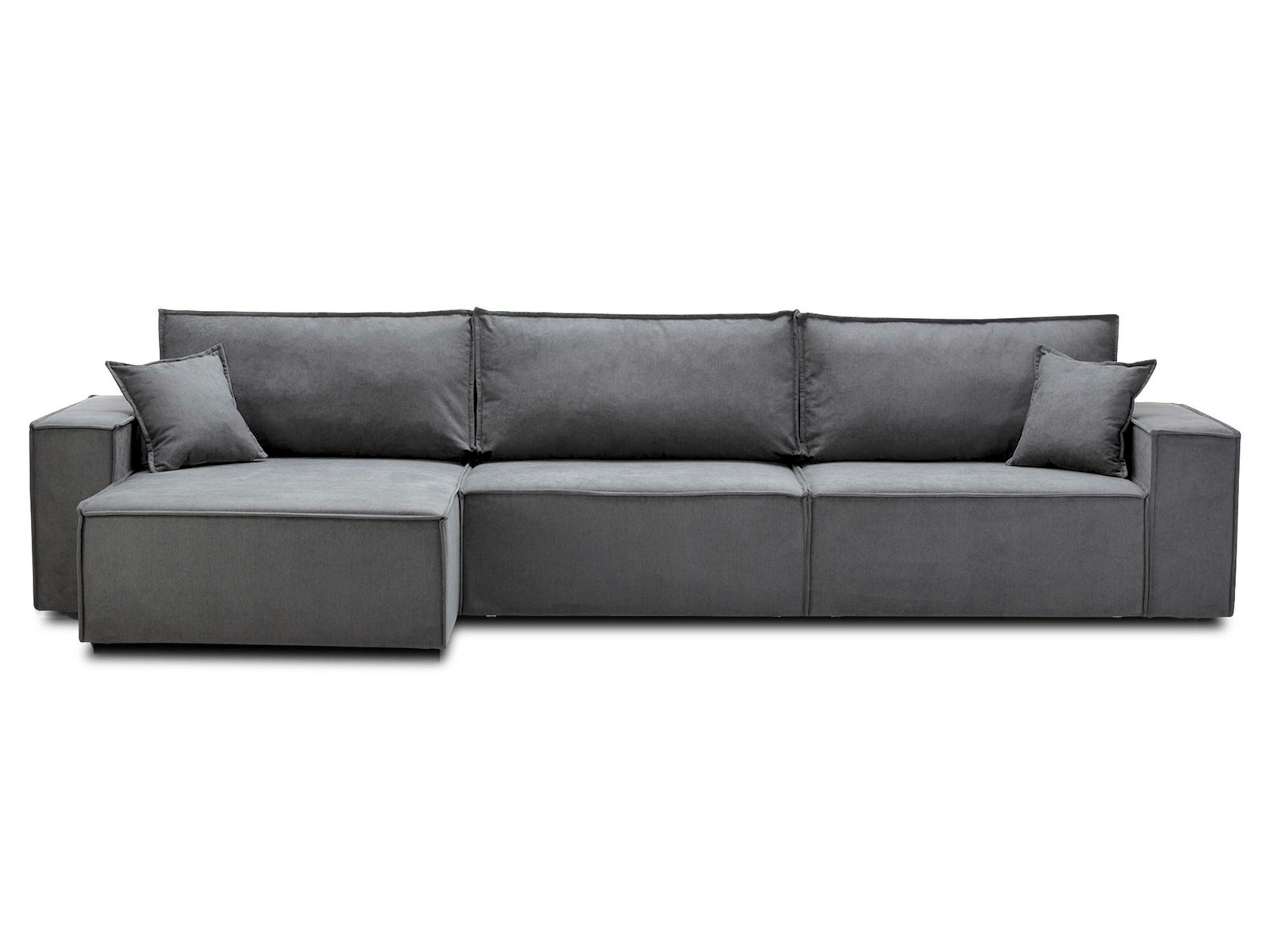 Duży narożnik w stylu loft szary